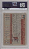 Billy Martin from the 1957 Topps set graded by PSA and given an overall grade of 5.