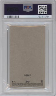 Aaron Judge from the 2017 Topps Archives set graded by PSA and given an overall grade of 10.