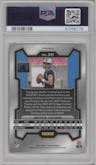 Bryce Young from the 2023 Panini Prizm set featuring a Red White Blue Prizm parallel graded by PSA and given an overall grade of 10.