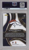Patrick Surtain II from the 2020 Panini Select set graded by PSA and given an overall grade of 10.