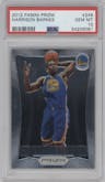 Harrison Barnes from the 2012-13 Panini Prizm set graded by PSA and given an overall grade of 10.