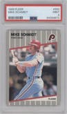 Mike Schmidt from the 1989 Fleer set graded by PSA and given an overall grade of 9.