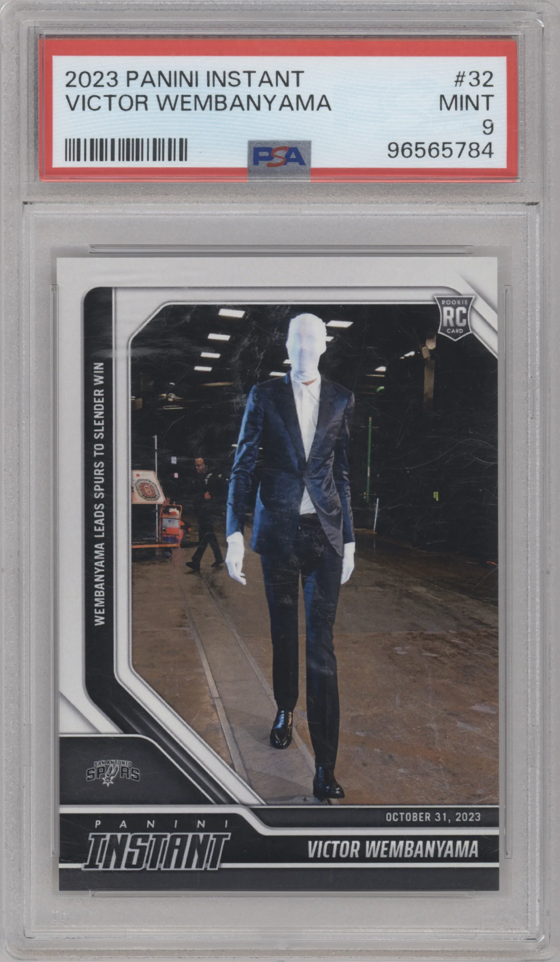 2023 Panini Instant NBA Victor Wembanyama #32 PSA 9