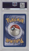 Charizard from the 1999 Pokemon set graded by PSA and given an overall grade of 8.