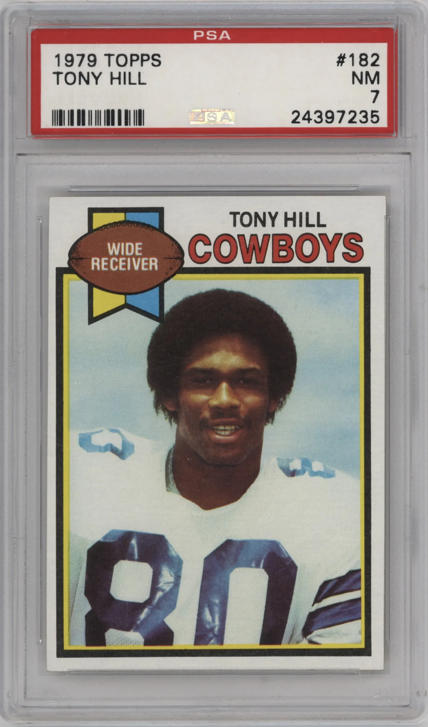 1979 Topps Tony Hill #182 PSA 7