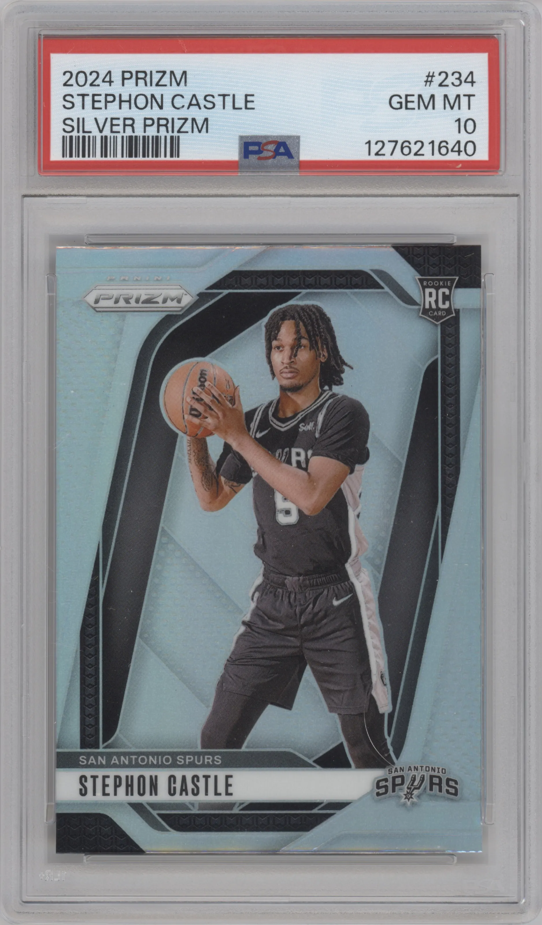 2024 Panini Prizm Stephon Castle Silver Prizm PSA 10