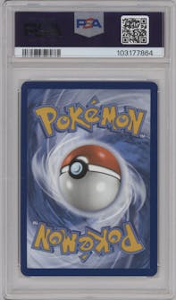 Hydreigon ex from the 2024 Pokemon SV set graded by PSA and given an overall grade of 10.