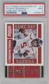 Patrick Mahomes II from the 2017 Panini Contenders Draft Picks set graded by PSA and given an overall grade of 9.