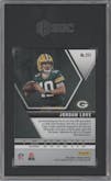 Jordan Love from the 2020 Panini Mosaic set graded by SGC and given an overall grade of 9.5.