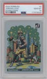 Jordan Love from the 2024 Donruss set graded by PSA and given an overall grade of 10.