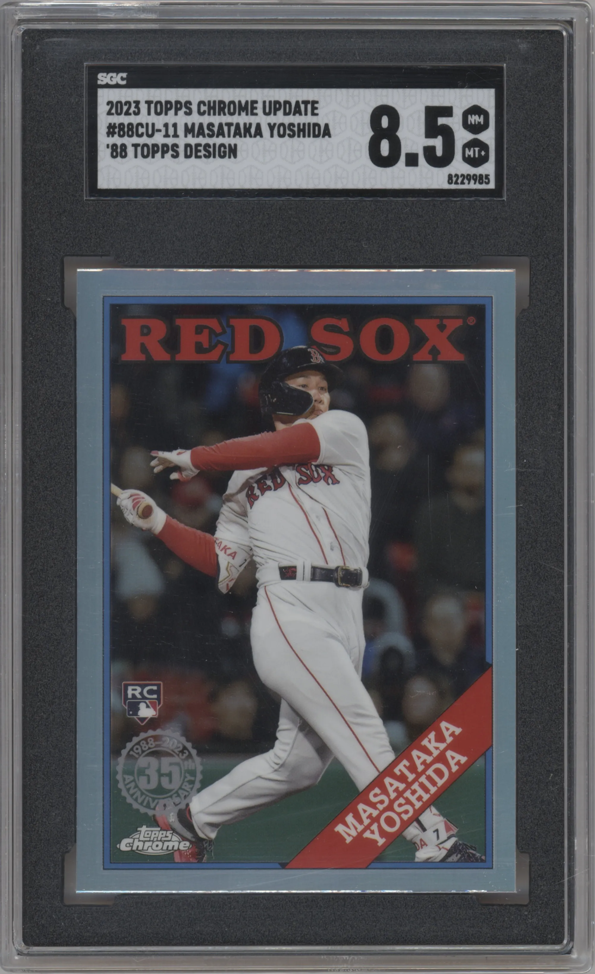 2023 Topps Chrome Update 1988 Topps Masataka Yoshida SGC 8.5