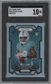 De'Von Achane from the 2023 Panini Prizm set graded by SGC and given an overall grade of 10.