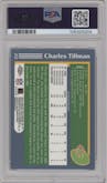 Charles Tillman from the 2003 Topps Chrome set graded by PSA and given an overall grade of 9.