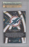 Tua Tagovailoa from the 2019 Panini Select  set graded by Beckett and given an overall grade of 9.5.