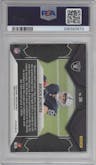 Brock Bowers from the 2024 Panini Mosaic set featuring a Green Mosaic parallel graded by PSA and given an overall grade of 10.