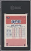 Mike Mitchell from the 1986-87 Fleer set graded by SGC and given an overall grade of 6.