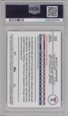 Wyatt Langford from the 2024 Topps Chrome set graded by PSA and given an overall grade of 10.