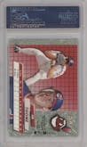Jim Thome from the 1992 Fleer Ultra set graded by PSA and given an overall grade of 10.