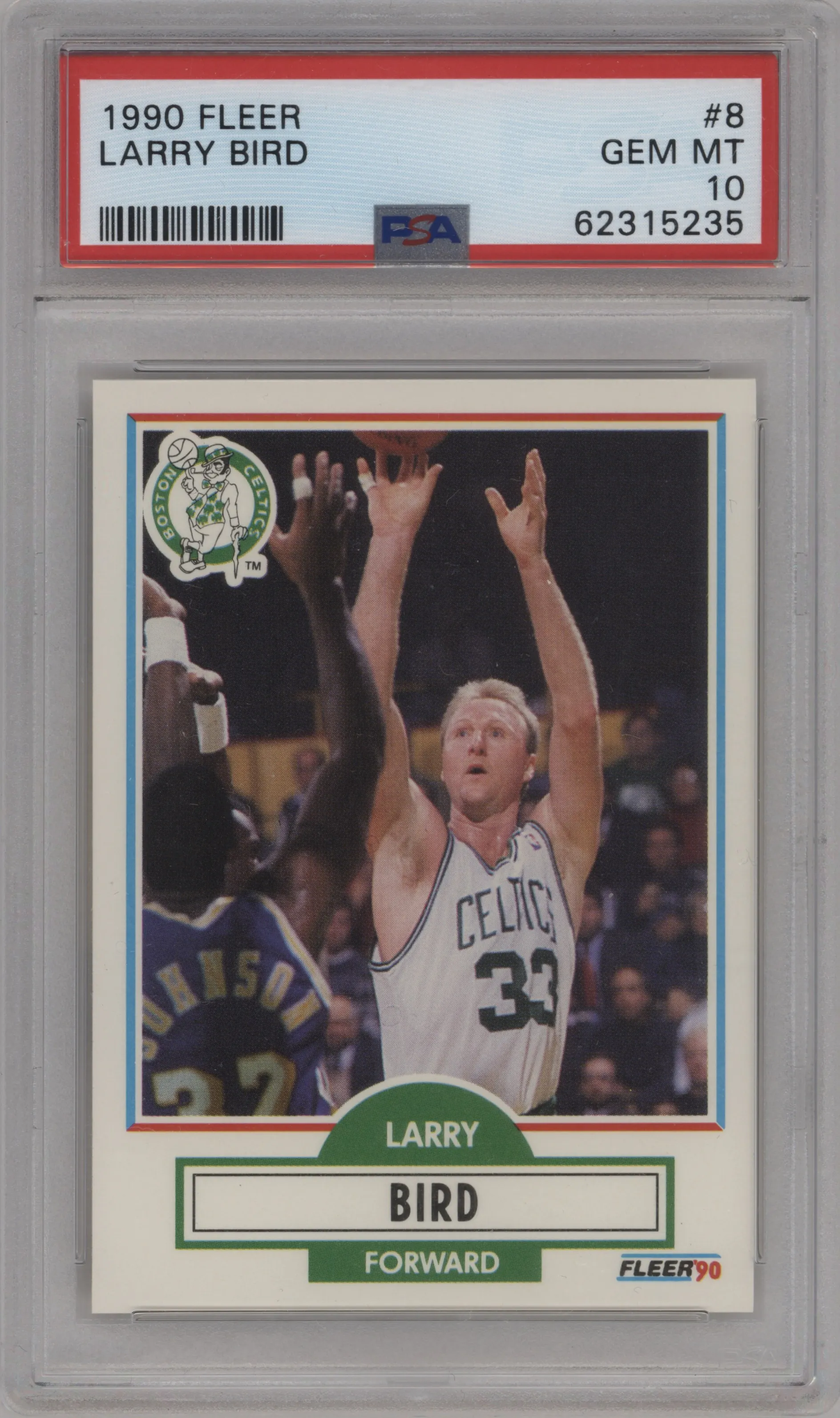 1990 Fleer Larry Bird PSA 10