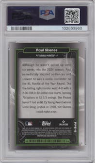 Paul Skenes from the 2024 Topps Cosmic Chrome set graded by PSA and given an overall grade of 9.