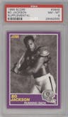 Bo Jackson from the 1989 Score set graded by PSA and given an overall grade of 8.