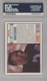 Bo Jackson from the 1989 Score set graded by PSA and given an overall grade of 8.