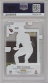 Trey McBride from the 2022 Clearly Donruss set graded by PSA and given an overall grade of 10.