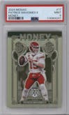 Patrick Mahomes II	 from the 2024 Panini Mosaic set graded by PSA and given an overall grade of 9.