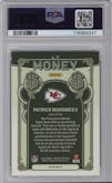 Patrick Mahomes II	 from the 2024 Panini Mosaic set graded by PSA and given an overall grade of 9.