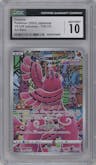 Oricorio from the 2022 Pokemon SWSH JPN set graded by CSG and given an overall grade of 10.