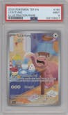 Lickitung from the 2024 Pokemon SV set graded by PSA and given an overall grade of 9.