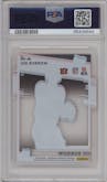 Joe Burrow from the 2020 Panini Chronicles set graded by PSA and given an overall grade of 8.