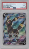 Umbreon V from the 2021 Pokemon SWSH set graded by PSA and given an overall grade of 9.
