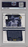 Paul George from the 2013-14 Panini Prizm set featuring a Green Prizm parallel graded by PSA and given an overall grade of 10.