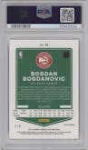 Bogdan Bogdanovic from the 2021-22 Panini Donruss Optic set featuring a Choice Black & Gold parallel graded by PSA and given an overall grade of 10.