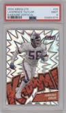 Lawrence Taylor from the 2024 Panini Absolute set graded by PSA and given an overall grade of 9.