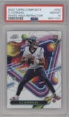 CJ Stroud from the 2023 Topps Composite set featuring a White Hole Refractor parallel graded by PSA and given an overall grade of 10.