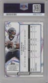 CJ Stroud from the 2023 Topps Composite set featuring a White Hole Refractor parallel graded by PSA and given an overall grade of 10.
