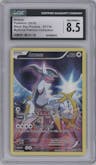 Arceus from the 2016 Pokemon XY set featuring a Arceus Mythical Pokemon Collection parallel graded by CSG and given an overall grade of 8.5.