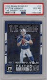 Peyton Manning from the 2016 Panini Donruss  set graded by PSA and given an overall grade of 10.