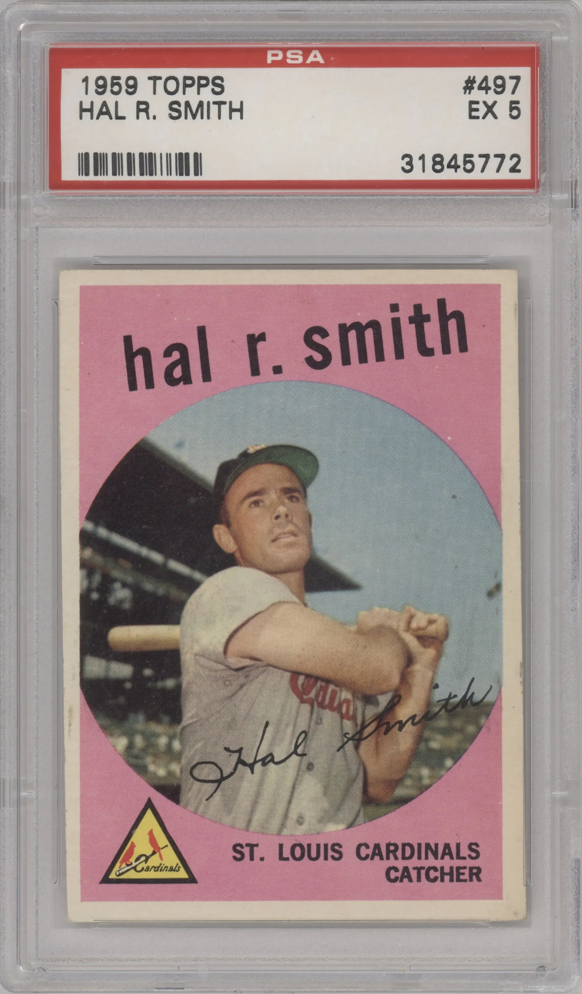 1959 Topps Hal R. Smith PSA 5
