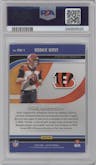 Joe Burrow from the 2020 Panini Playoff set graded by PSA and given an overall grade of 10.