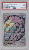 Veluza from the 2023 Pokemon SV set graded by PSA and given an overall grade of 9.