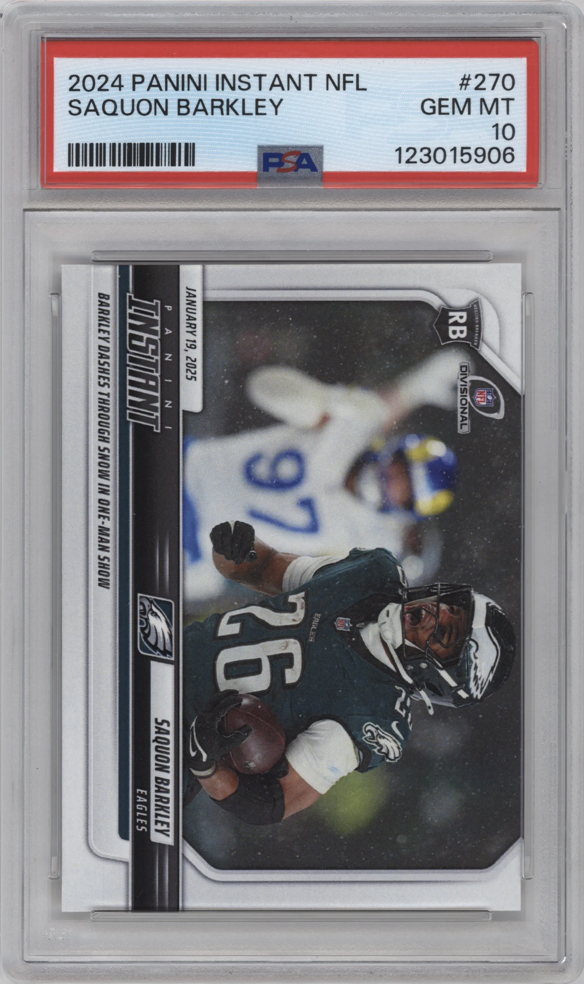 2024 Panini Instant NFL Saquon Barkley PSA 10