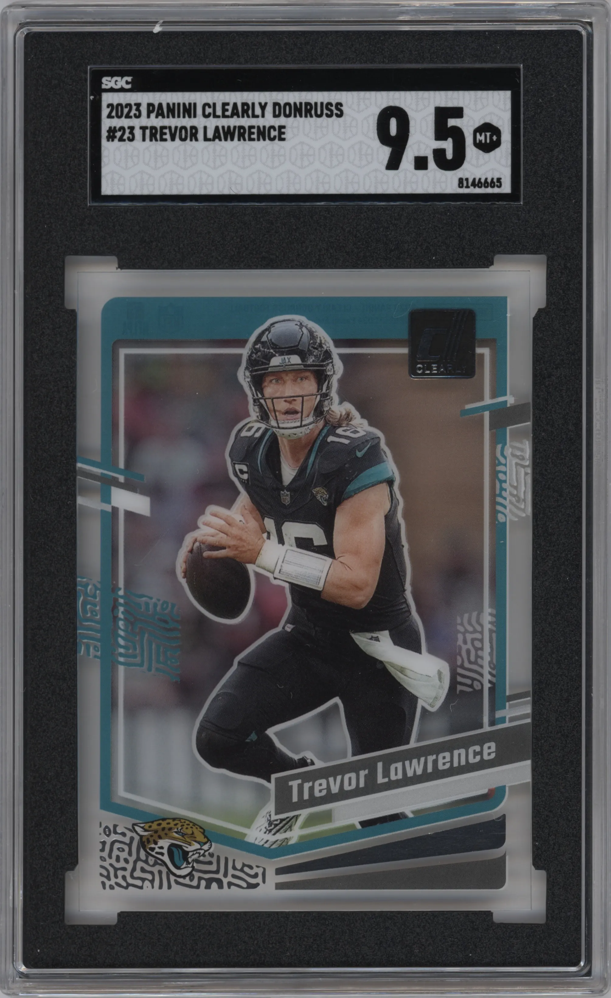 2023 Clearly Donruss Trevor Lawrence #23 SGC 9.5