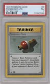 Pokemon Flute from the 1999 Pokemon set graded by PSA and given an overall grade of 7.