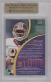 Champ Bailey from the 1999 Stadium Club Chrome set featuring a Refractor parallel graded by Beckett and given an overall grade of 9.5.