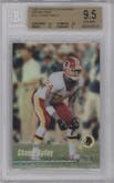 Champ Bailey from the 1999 Stadium Club Chrome set featuring a Refractor parallel graded by Beckett and given an overall grade of 9.5.