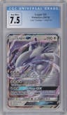 Lugia GX from the 2018 Pokemon S&M  set graded by CSG and given an overall grade of 7.5.