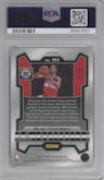 Bilal Coulibaly from the 2023-24 Panini Prizm set featuring a Mojo parallel graded by PSA and given an overall grade of 10.